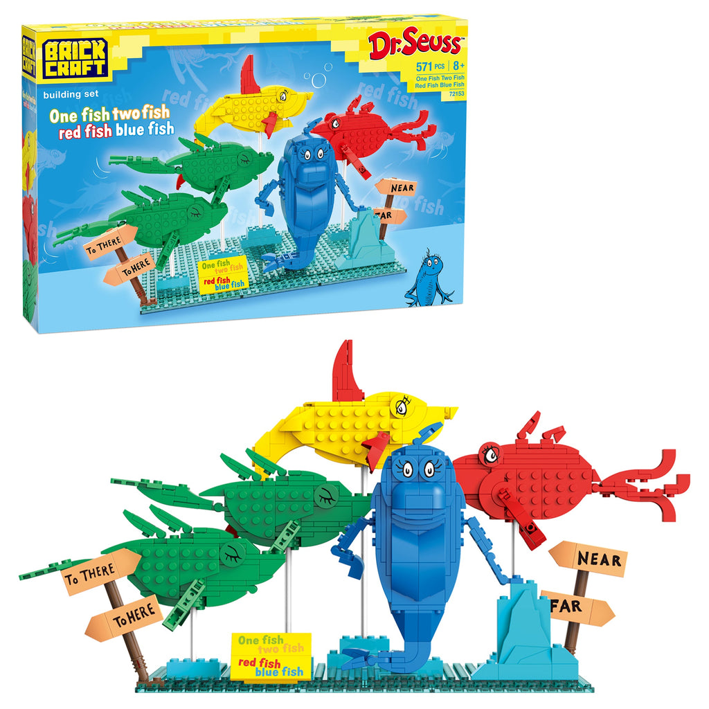 Brickcraft - One Two Red Blue Fish Set - 72153SUS