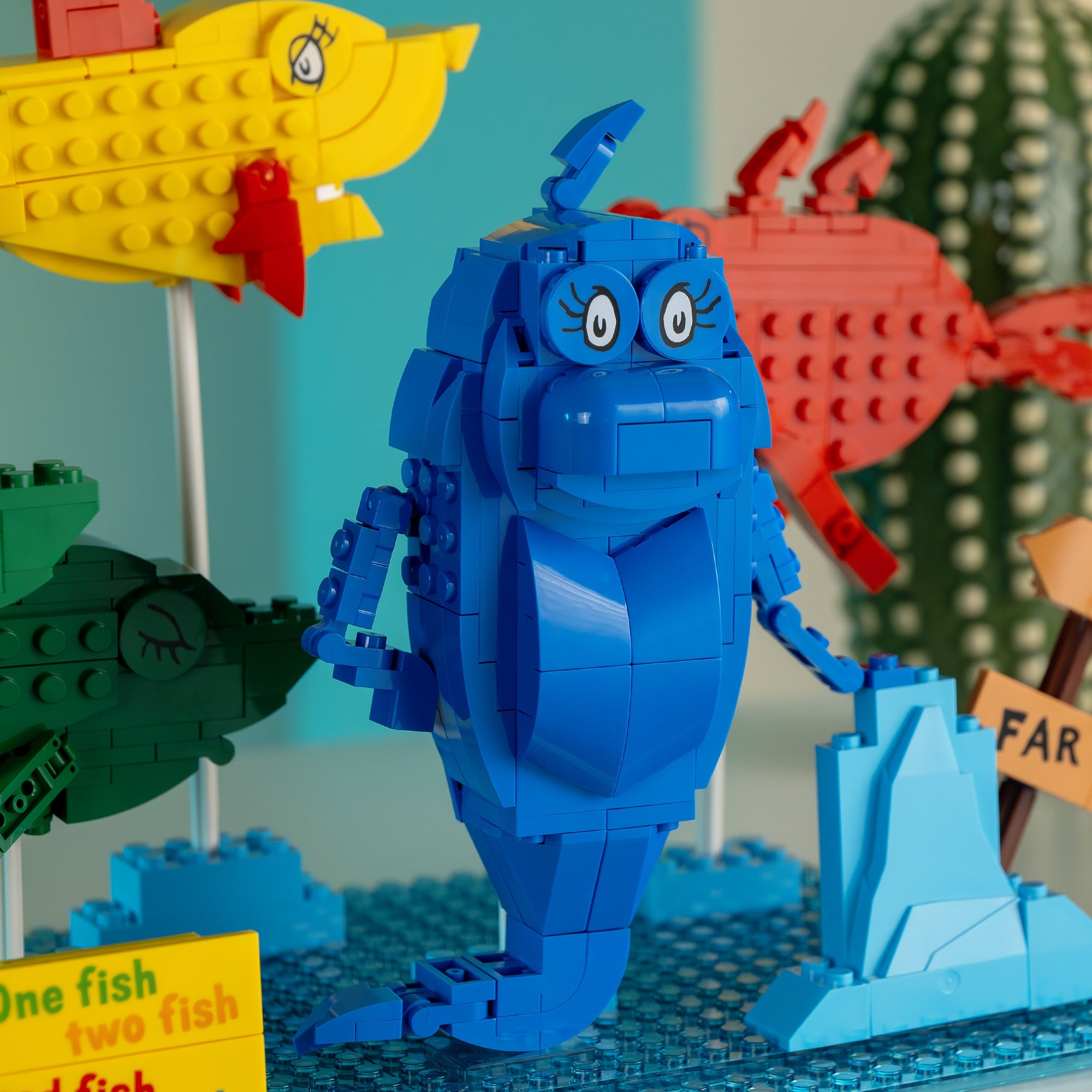 Brickcraft - One Two Red Blue Fish Set - 72153SUS
