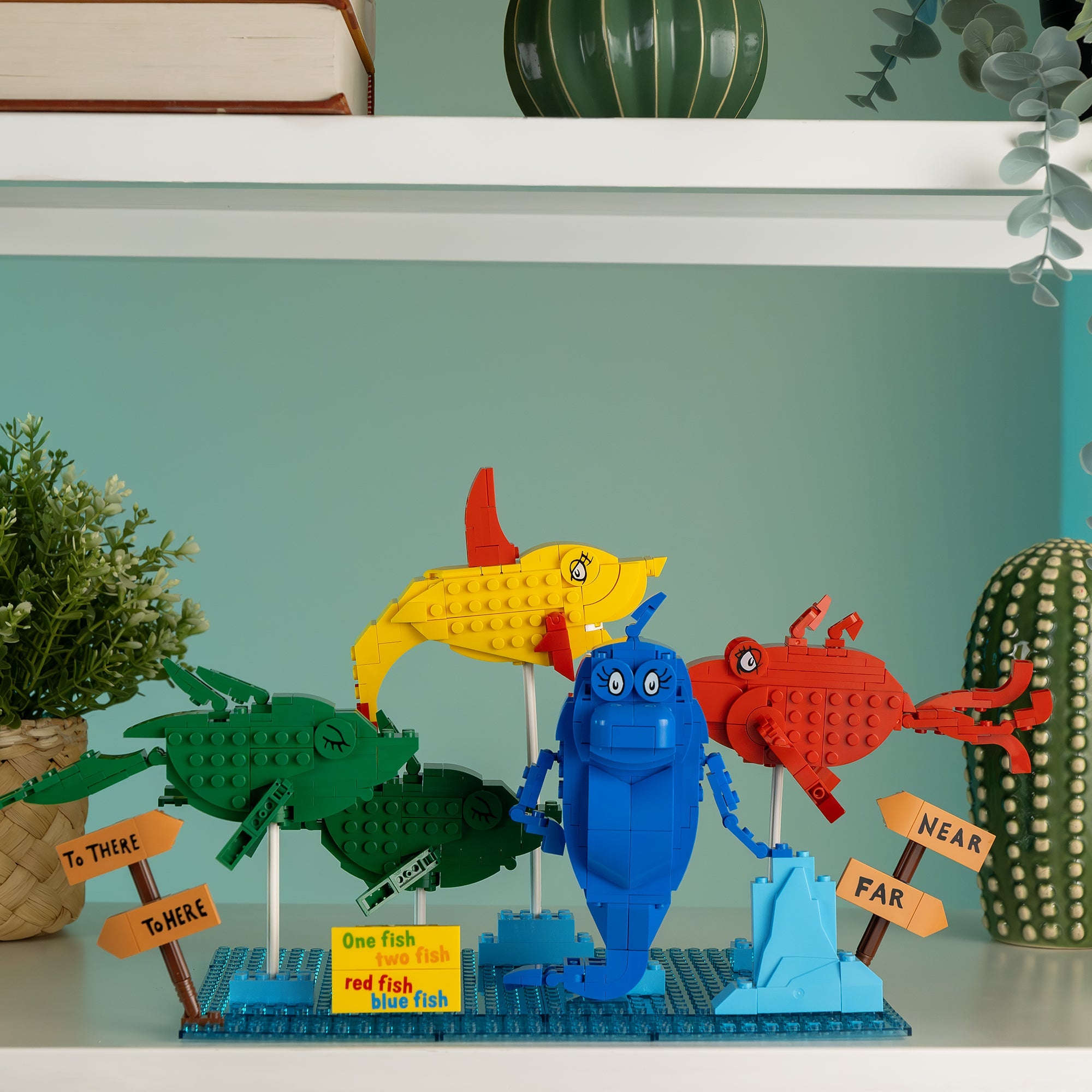 Brickcraft - One Two Red Blue Fish Set - 72153SUS