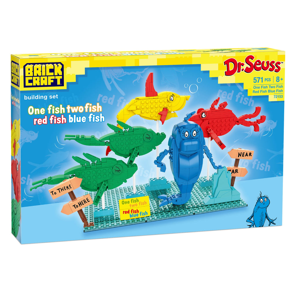 Brickcraft - One Two Red Blue Fish Set - 72153SUS