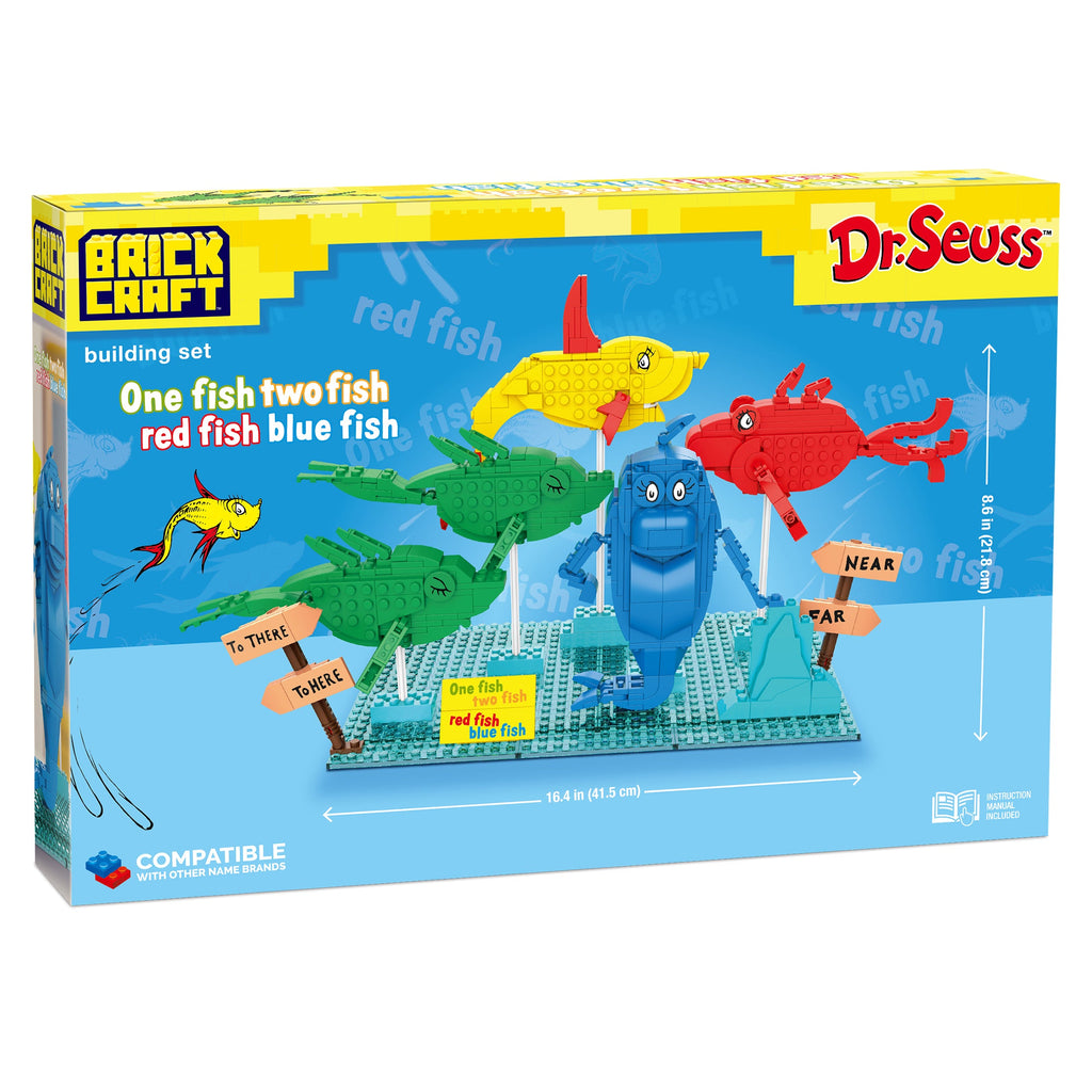 Brickcraft - One Two Red Blue Fish Set - 72153SUS