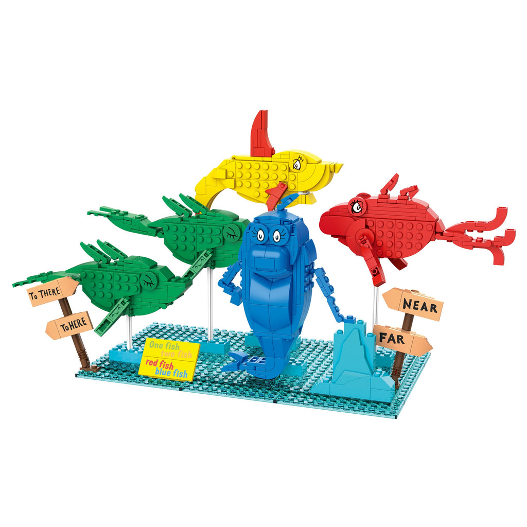 Brickcraft - One Two Red Blue Fish Set - 72153SUS