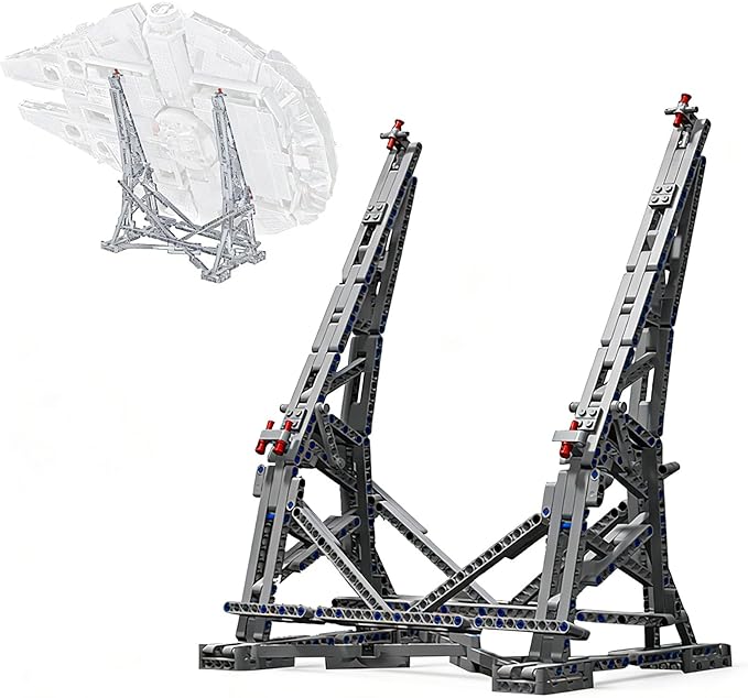Buildable Vertical Display Stand for Millennium Falcon 75192 – Sturdy 410-Piece Kit