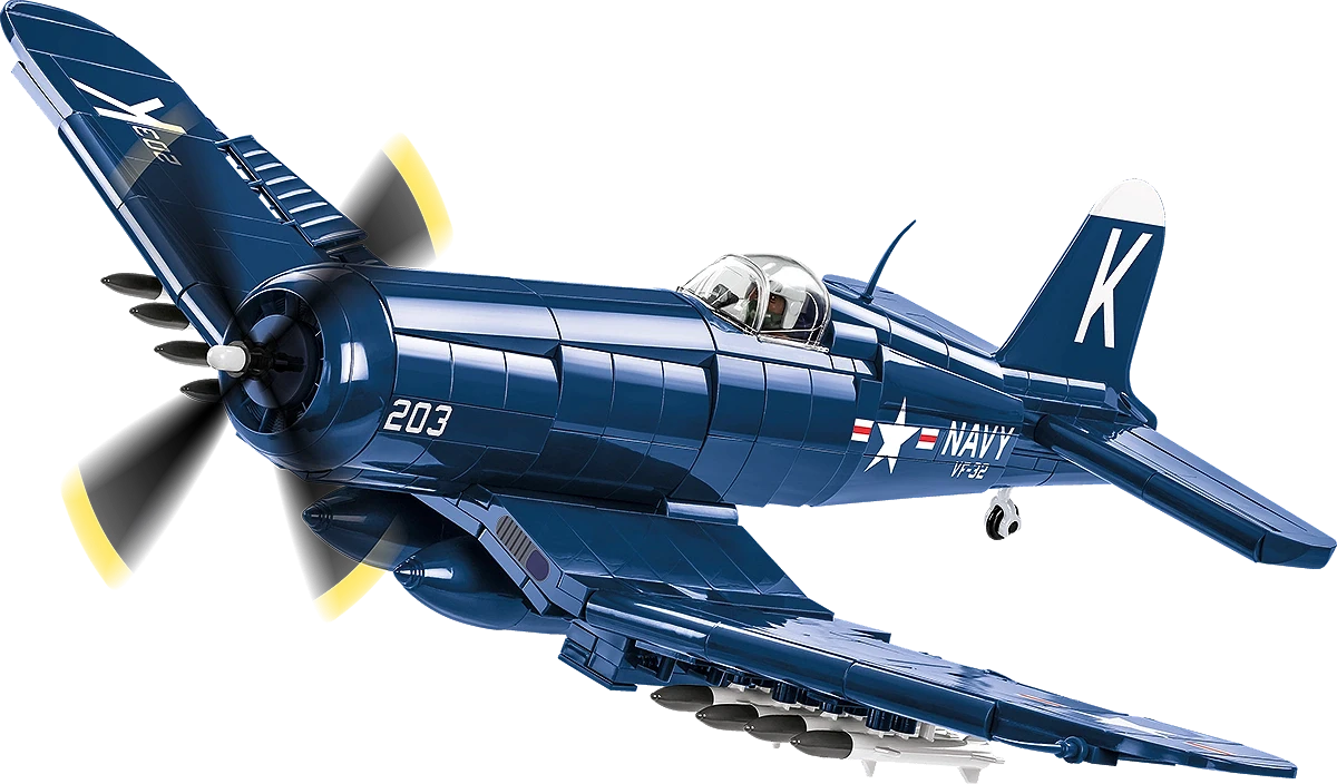 COBI F4U-4 Corsair Korean War Fighter Aircraft 2417-Bricking Lebanon