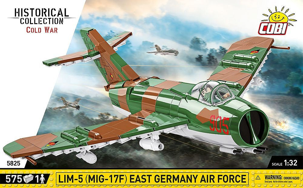 COBI Lim-5 (MiG-17F) East German Air Force 5825-Bricking Lebanon