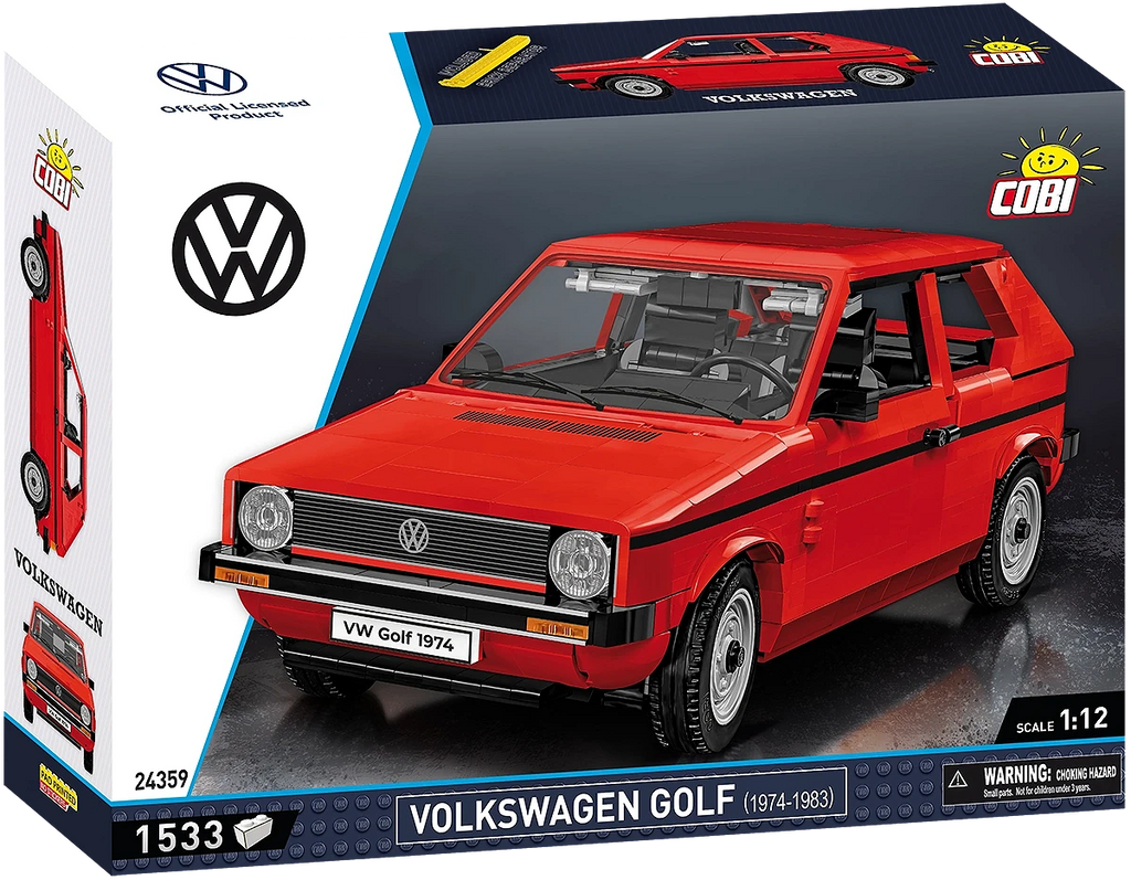 COBI Volkswagen Golf 1:12 Scale Car Model 24359-Bricking Lebanon