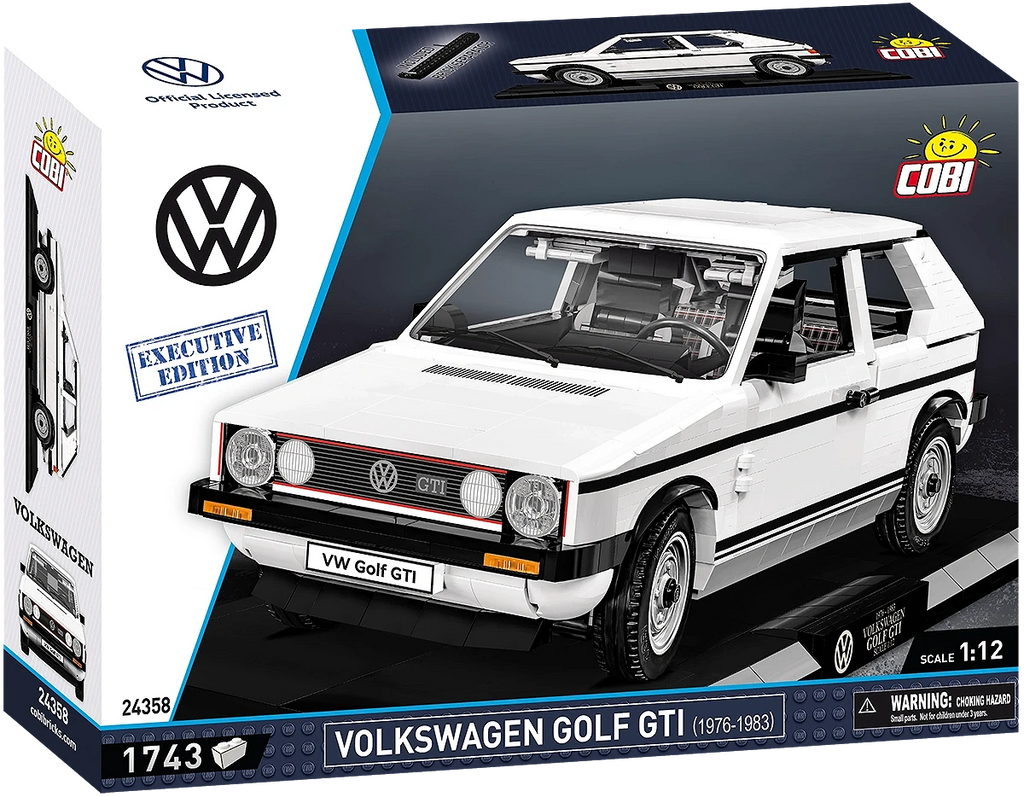COBI Volkswagen Golf GTI 1976 Executive Edition 1:12 Scale 24358-Bricking Lebanon
