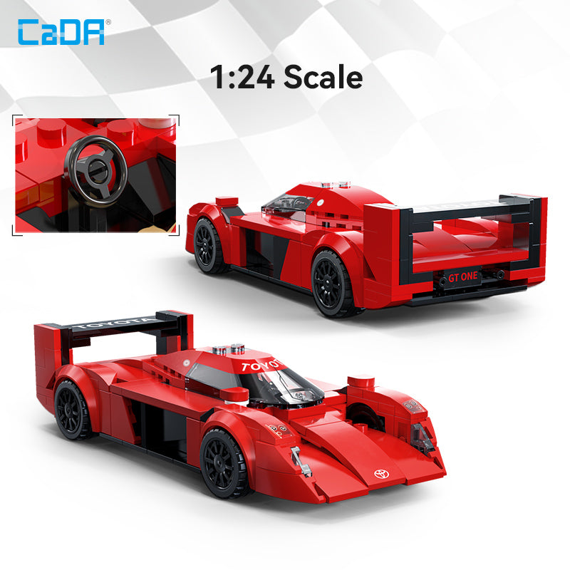 CaDA 1:24 Toyota GT-One Scale Model Collectible - C55040W