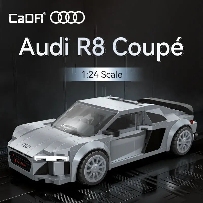 CaDA - Audi R8 Coupe - 1:24 Scale - 199 Pieces - C55027W