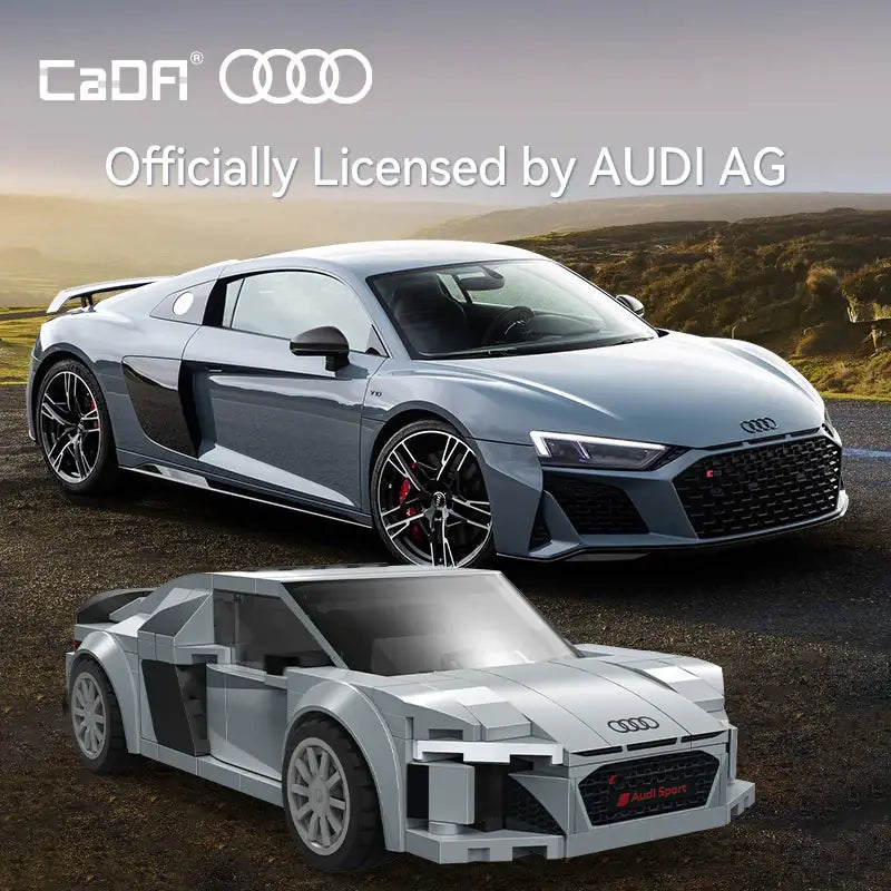 CaDA - Audi R8 Coupe - 1:24 Scale - 199 Pieces - C55027W