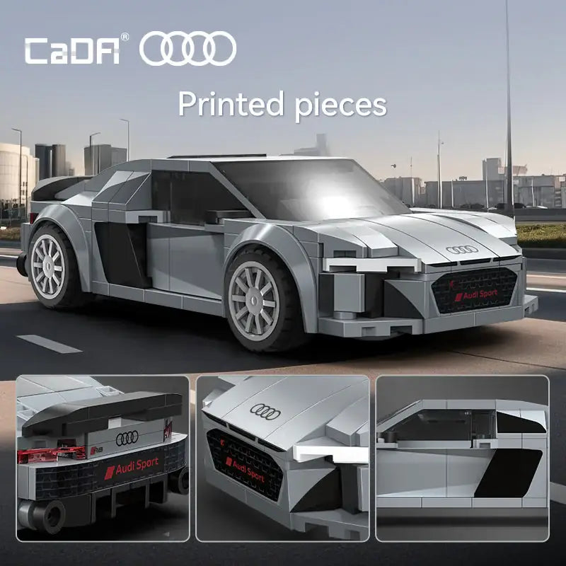 CaDA - Audi R8 Coupe - 1:24 Scale - 199 Pieces - C55027W