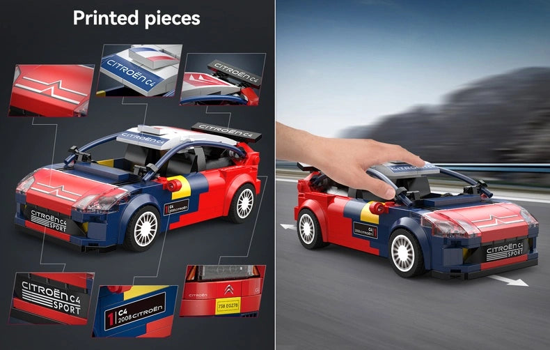 CaDA Bricks - Citroën C4 WRC 1/24 Scale - C55033W