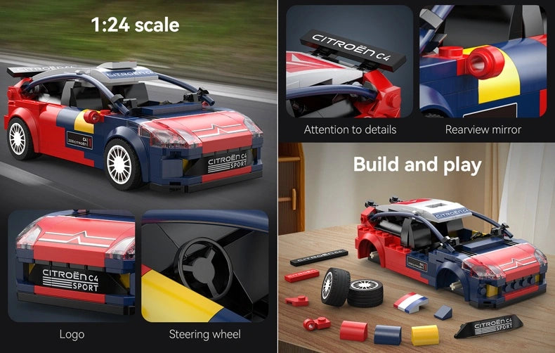 CaDA Bricks - Citroën C4 WRC 1/24 Scale - C55033W