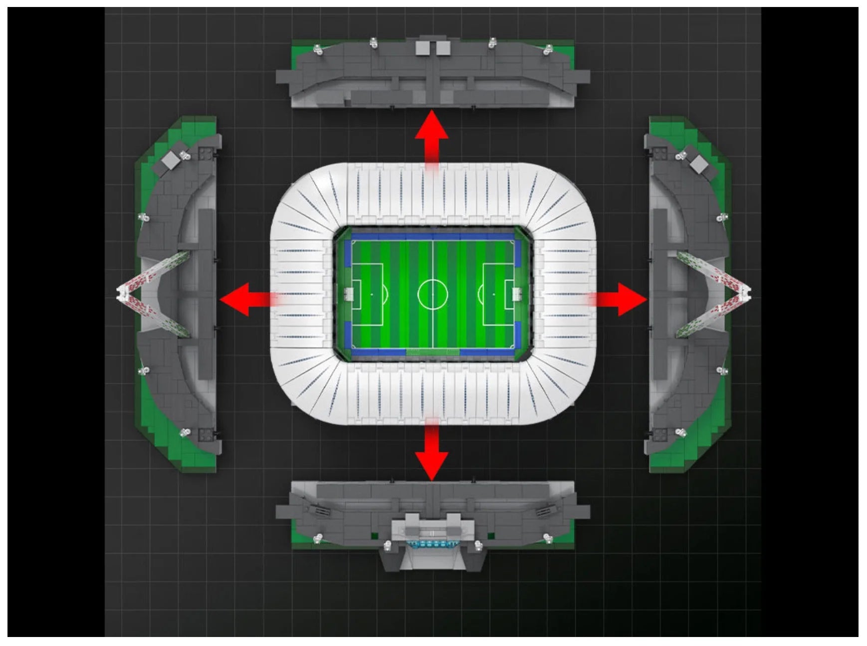 CaDA Juventus Allianz Stadium Model Set C66021W