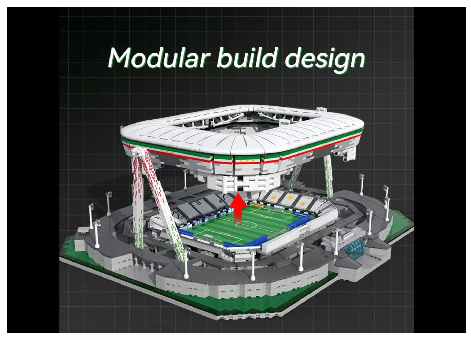 CaDA Juventus Allianz Stadium Model Set C66021W