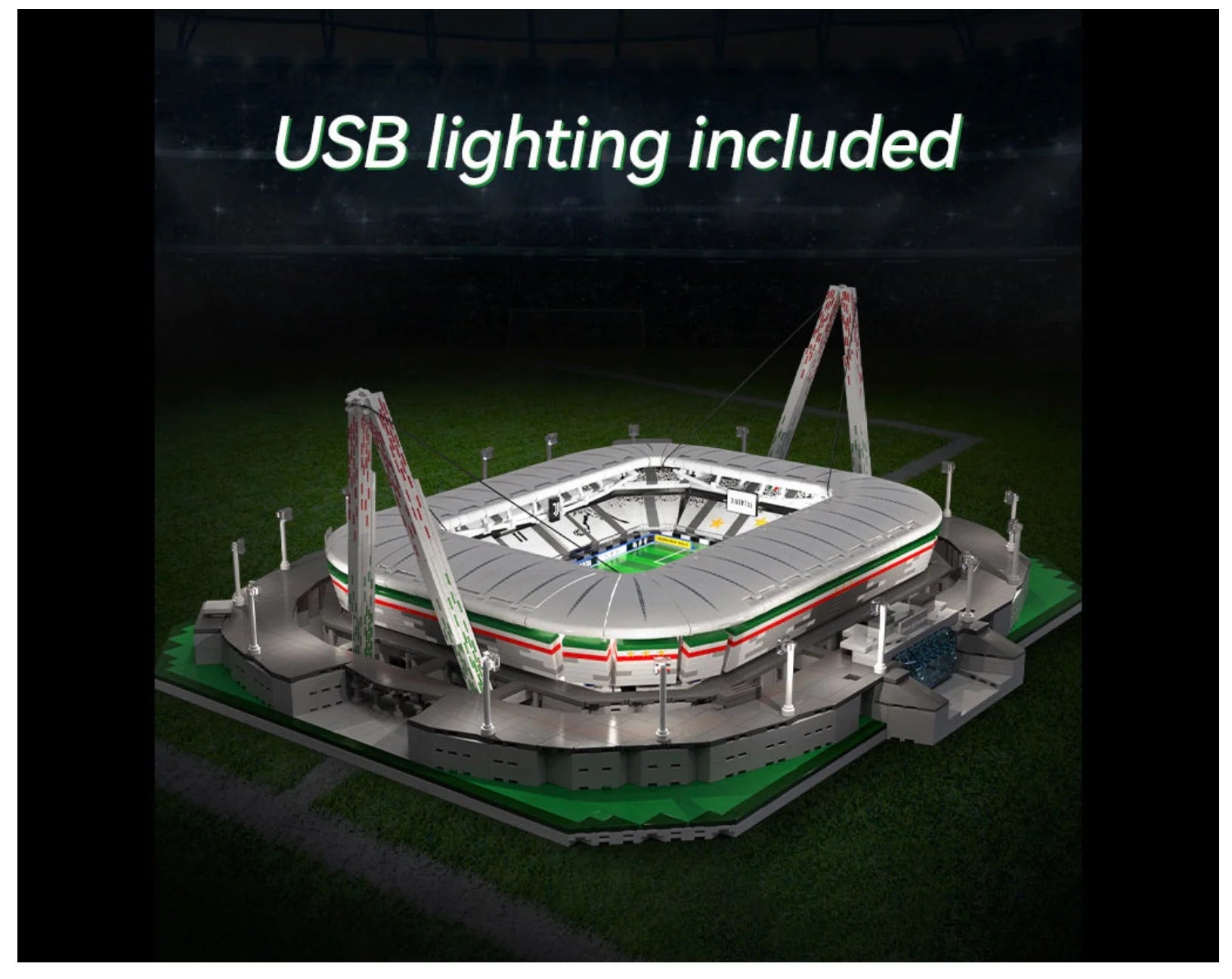 CaDA Juventus Allianz Stadium Model Set C66021W
