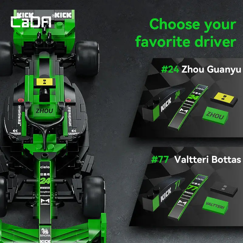 CaDA - KICK Sauber™ F1™ Team C44-2024 | Set C55032W