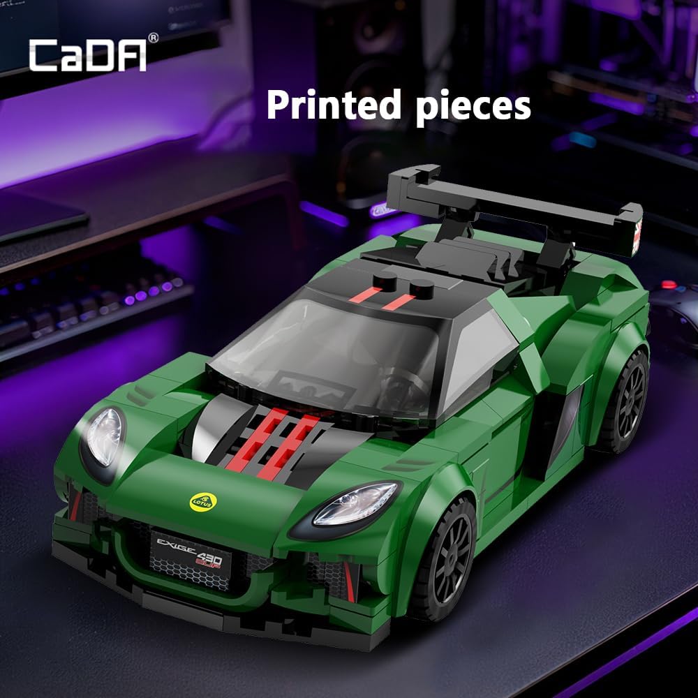 CaDA Lotus Exige Cup 430 Building Blocks Car, 1:24 Scale C55043W