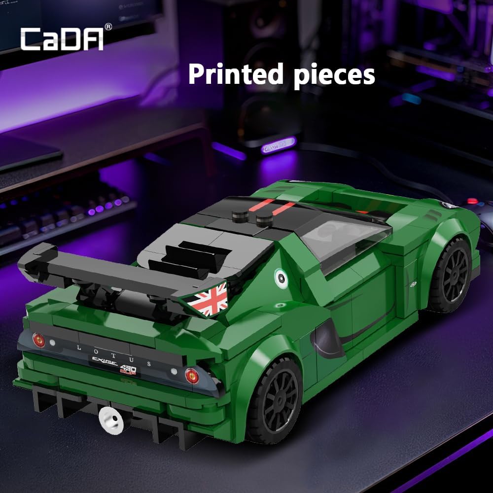 CaDA Lotus Exige Cup 430 Building Blocks Car, 1:24 Scale C55043W