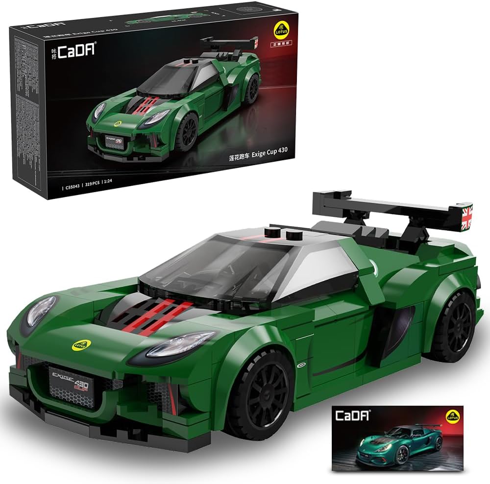 CaDA Lotus Exige Cup 430 Building Blocks Car, 1:24 Scale C55043W