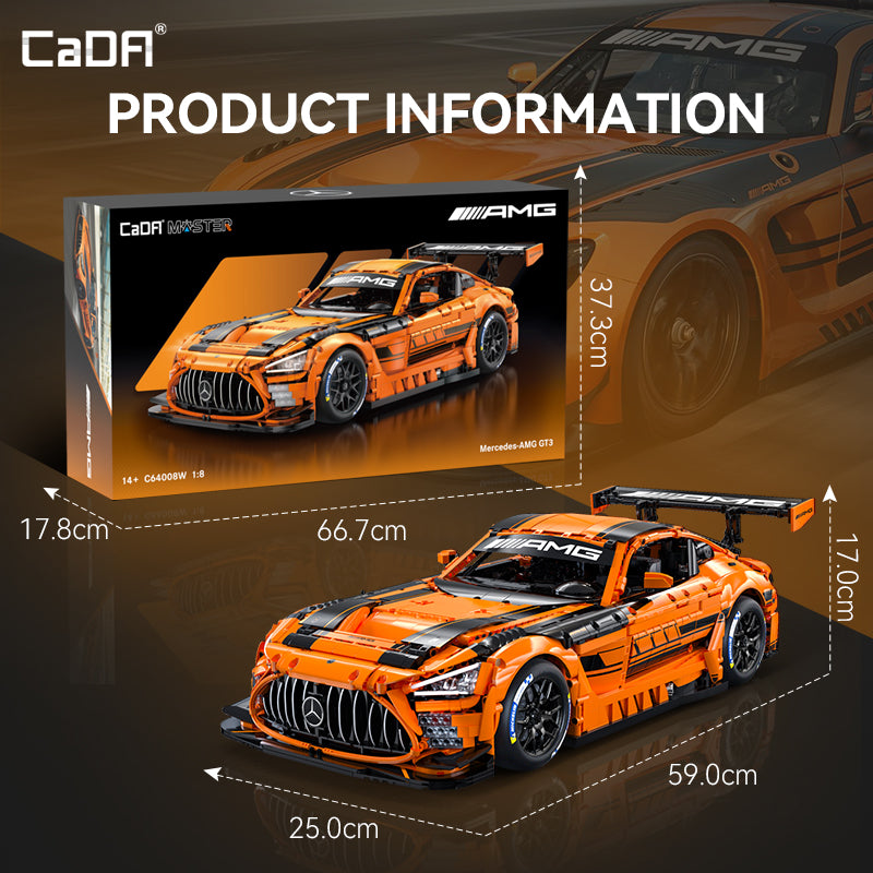 CaDA Master 1:8 Mercedes-AMG GT3 5466PCS C64008W