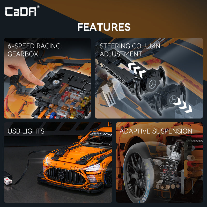 CaDA Master 1:8 Mercedes-AMG GT3 5466PCS C64008W