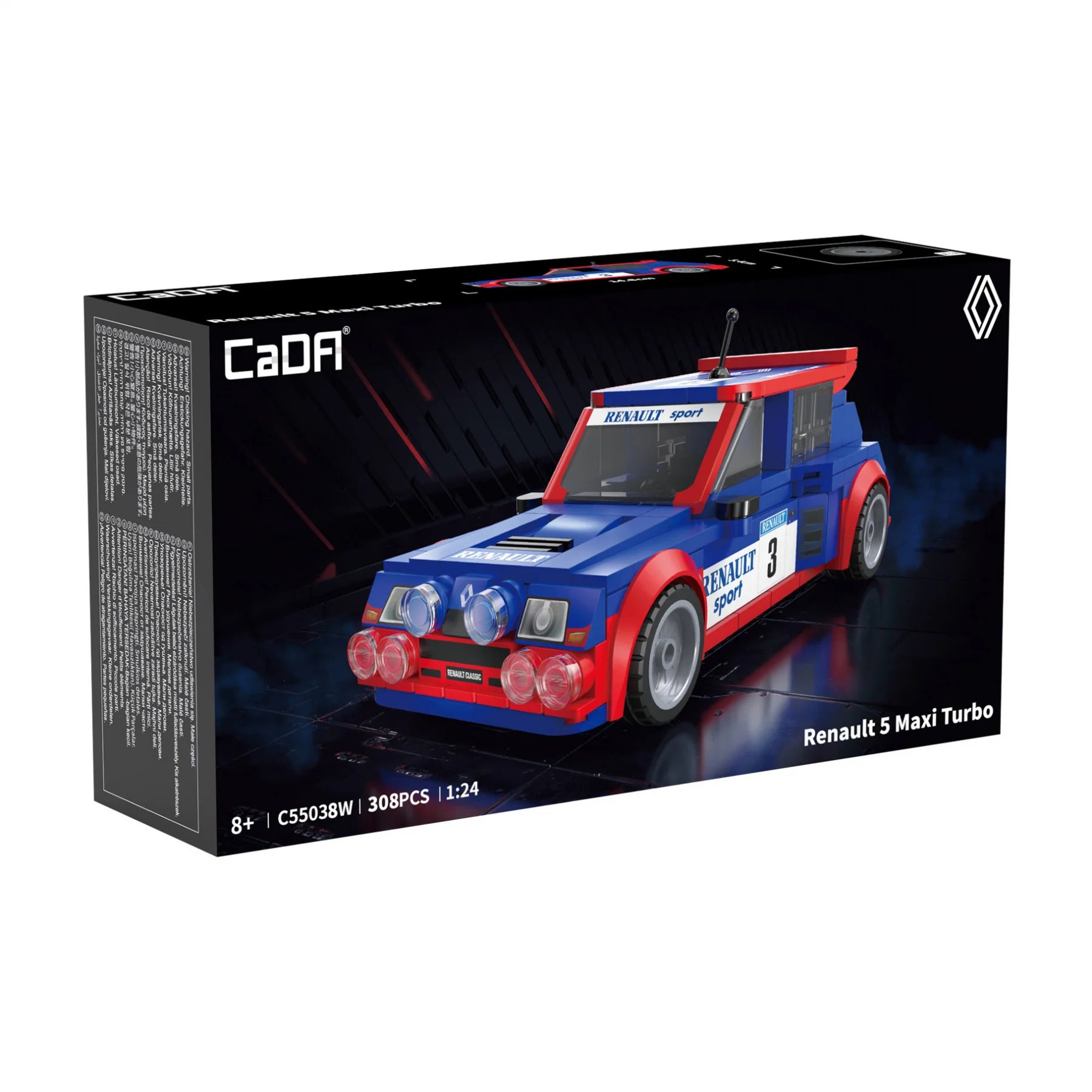 CaDA Renault 5 Maxi Turbo Brick Model - C55038W