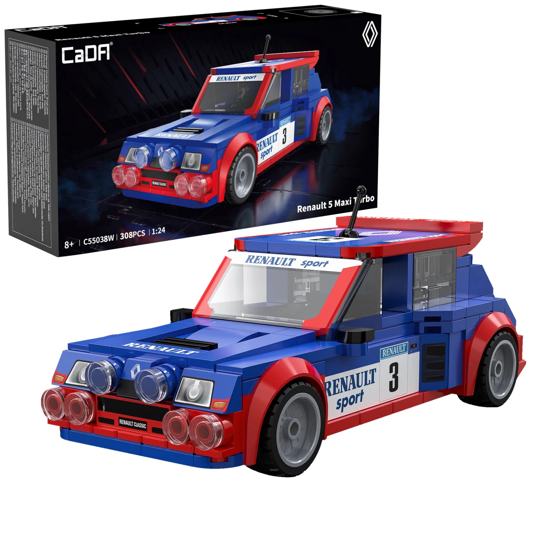 CaDA Renault 5 Maxi Turbo Brick Model - C55038W
