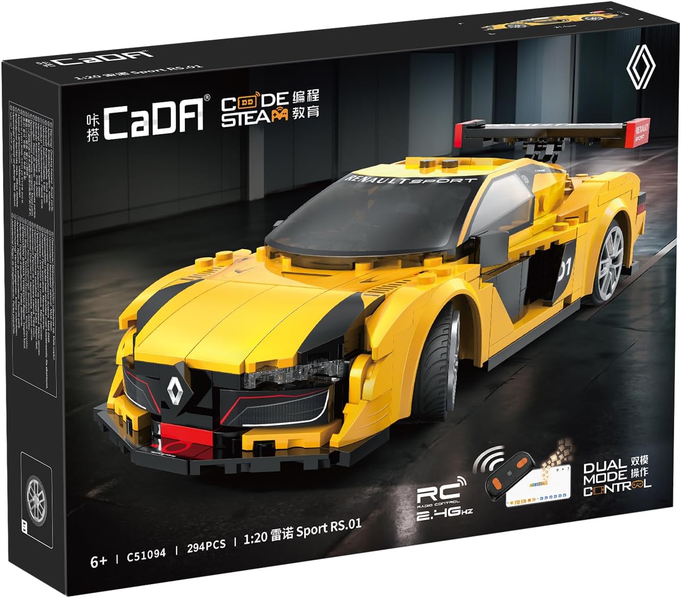 CaDA Renault Sport RS.01 - 294 Piece Brick Model Kit C51094W