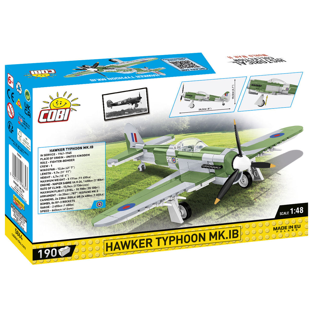 Cobi Hawker Typhoon Mk.IB Fighter Bomber 1:48 Set #5864