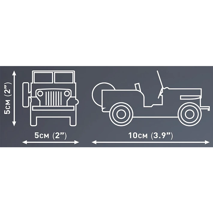 Cobi Jeep Willys CJ-2A-Bricking Lebanon