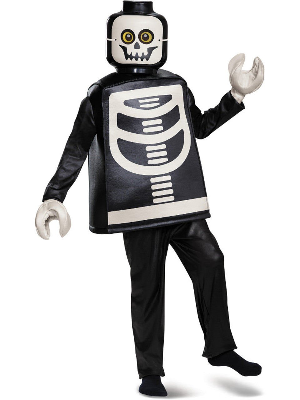 Boy's Deluxe LEGO Skeleton Costume