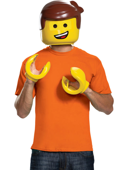 Adult's Lego Movie 2 Emmet Costume Accesory Set