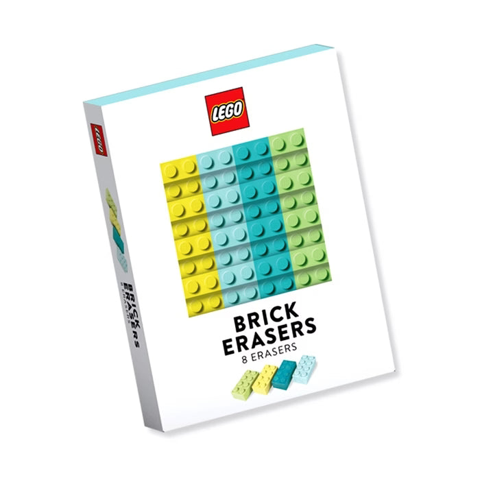 Eraser, LEGO Brick Eraser Set of 2 (Blue, White)-Bricking Lebanon