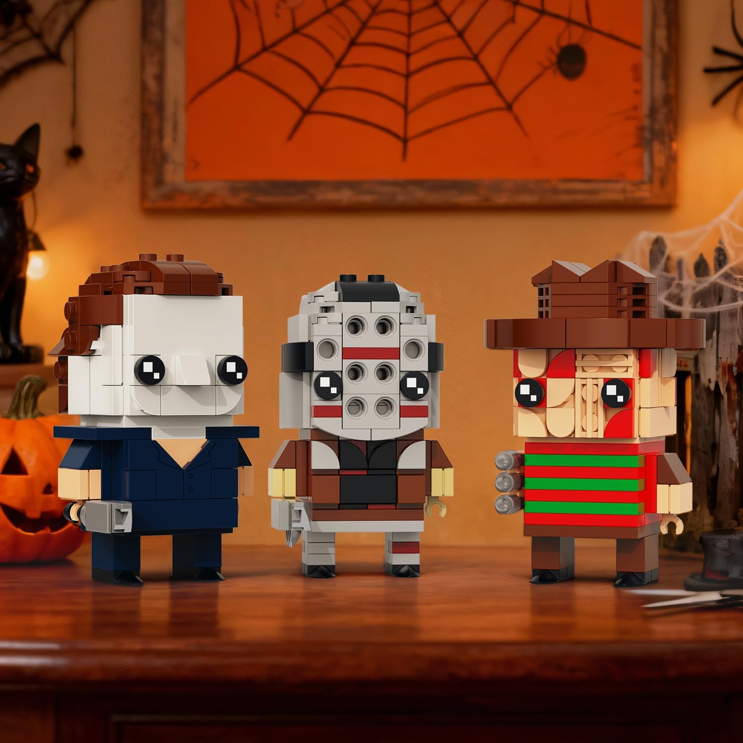 Halloween Horror Figures with Michael, Jason & Freddy-Bricking Lebanon