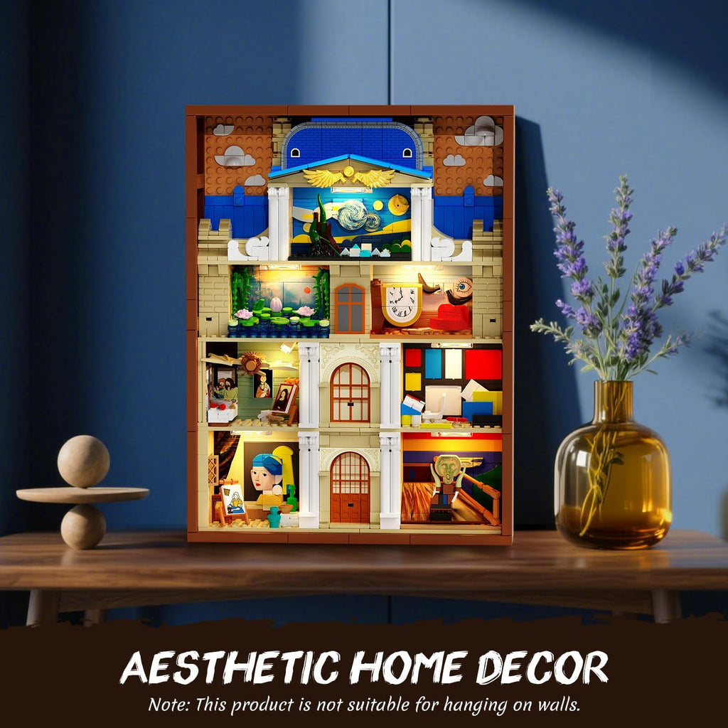 Insoon Artworks Painting Frame Building Set with Lights-Bricking Lebanon