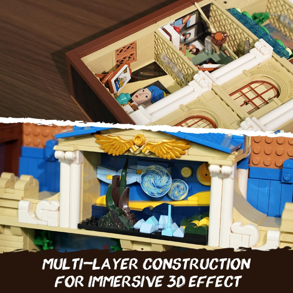 Insoon Artworks Painting Frame Building Set with Lights-Bricking Lebanon