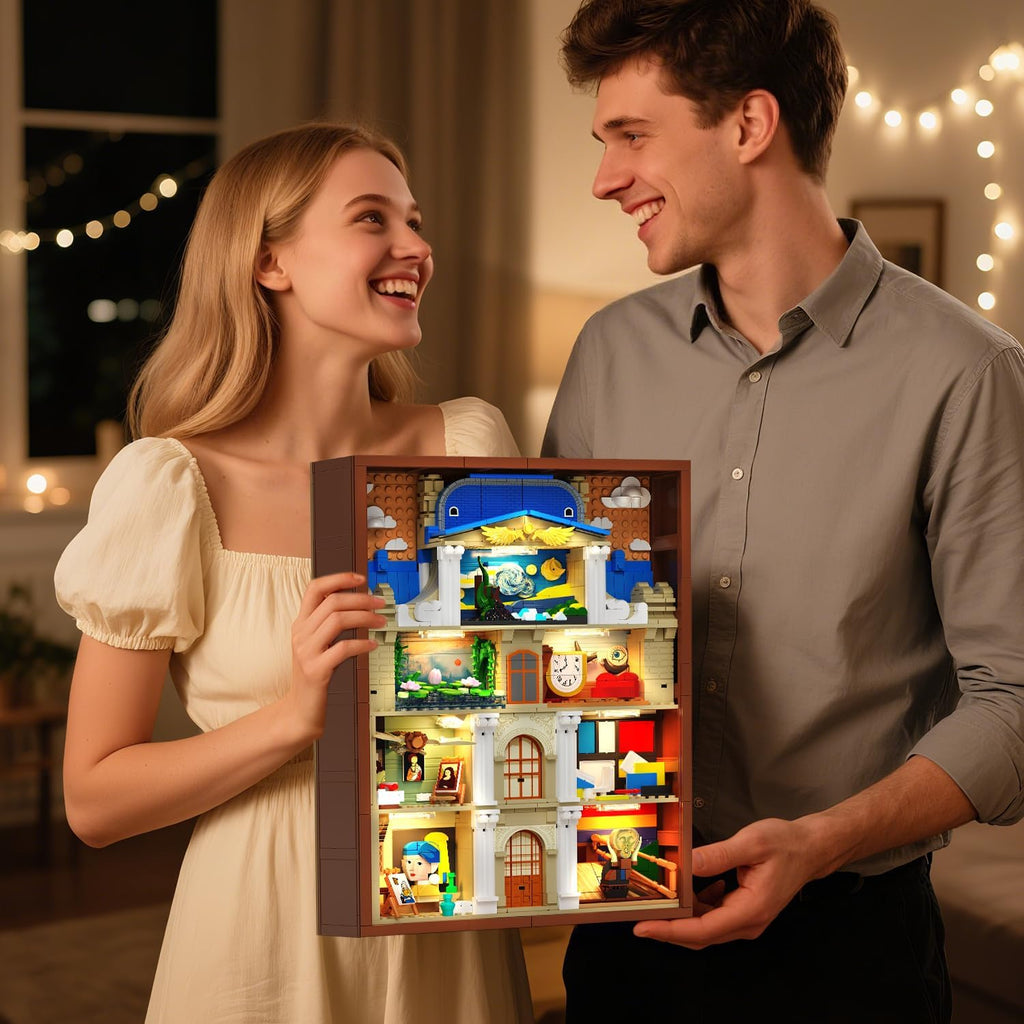 Insoon Artworks Painting Frame Building Set with Lights SC9901-Bricking Lebanon