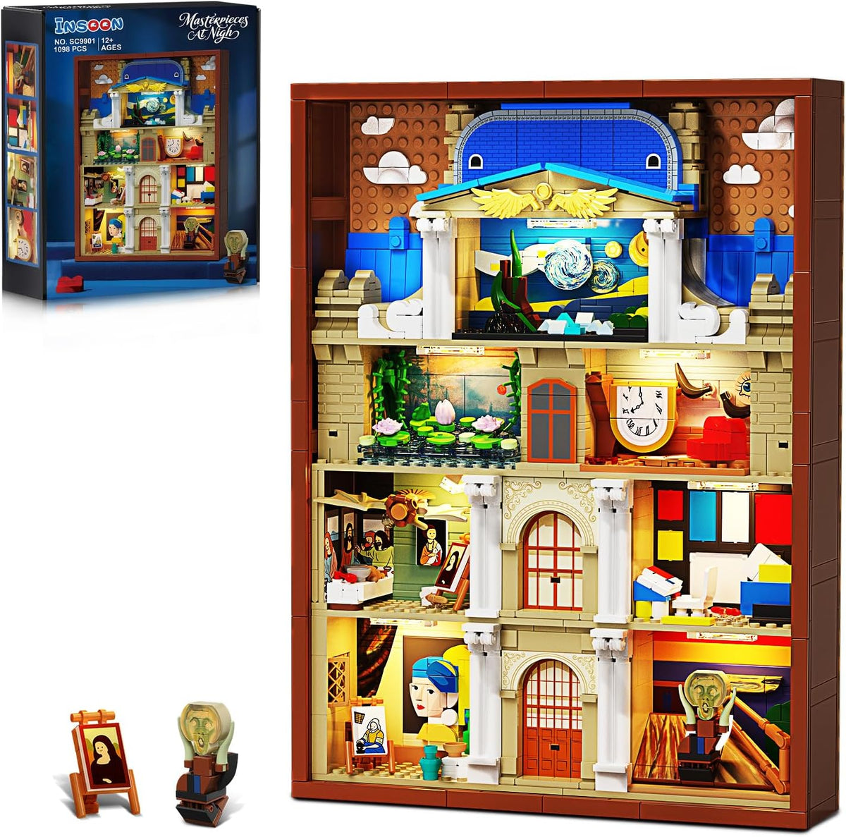 Insoon Artworks Painting Frame Building Set with Lights SC9901-Bricking Lebanon
