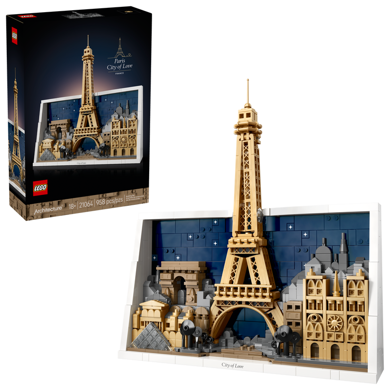 LEGO Architecture Paris City of Love 21064 Framed Art Set-Lego / Architecture-Bricking Lebanon