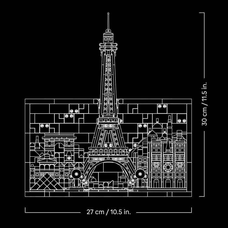 LEGO Architecture Paris City of Love 21064 Framed Art Set-Lego / Architecture-Bricking Lebanon