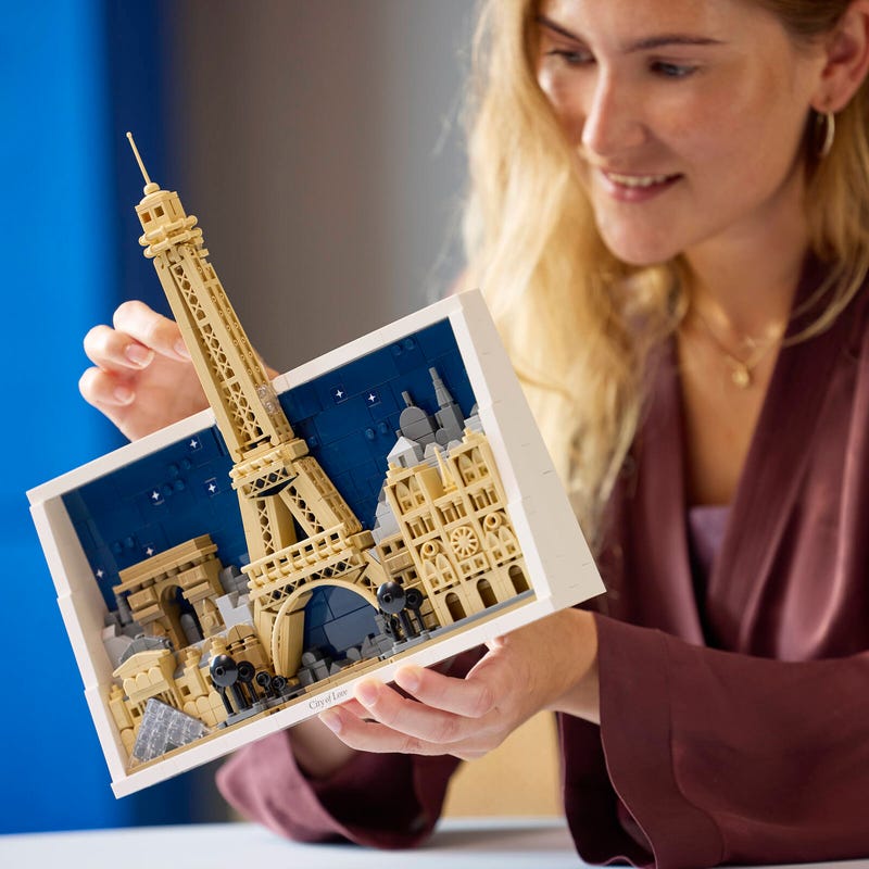 LEGO Architecture Paris City of Love 21064 Framed Art Set-Lego / Architecture-Bricking Lebanon