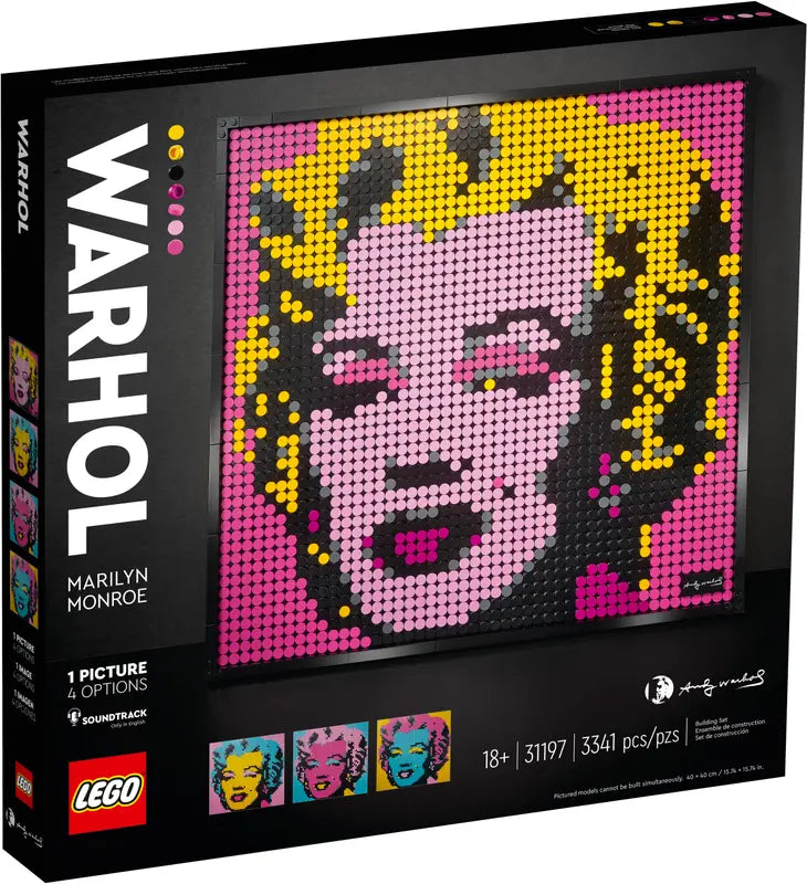 LEGO Art Andy Wahol's Marilyn Monroe (LEGO Art) 31197-Bricking Lebanon