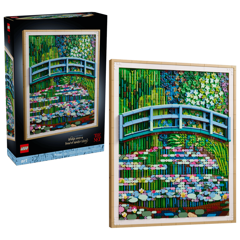 LEGO Art Claude Monet Bridge over Water Lilies 31220-Bricking Lebanon