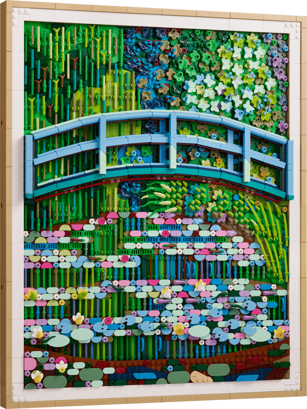 LEGO Art Claude Monet Bridge over Water Lilies 31220-Bricking Lebanon