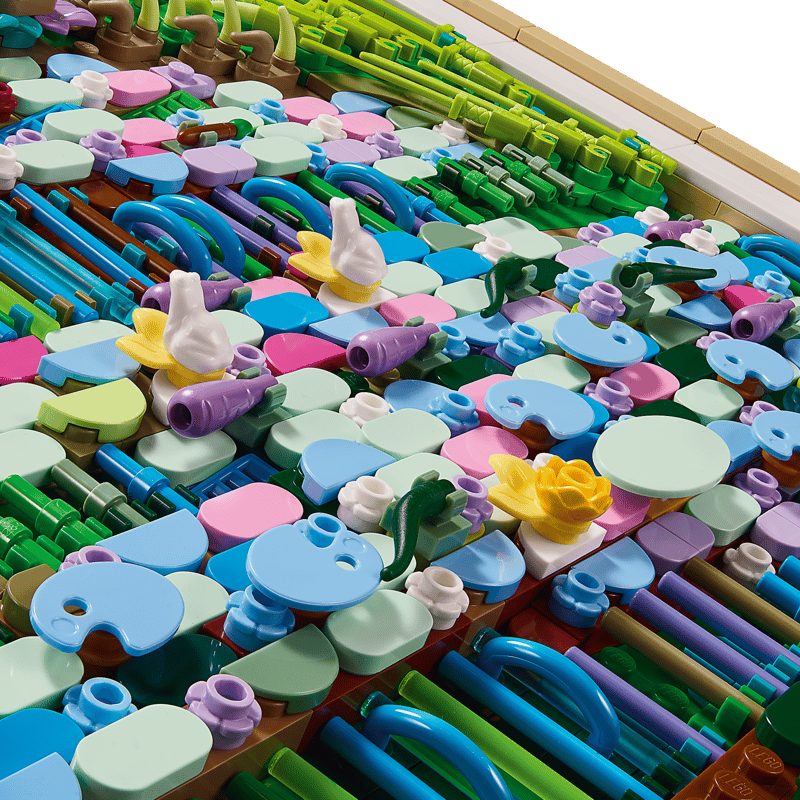 LEGO Art Claude Monet Bridge over Water Lilies 31220 Kit-31220-Bricking Lebanon