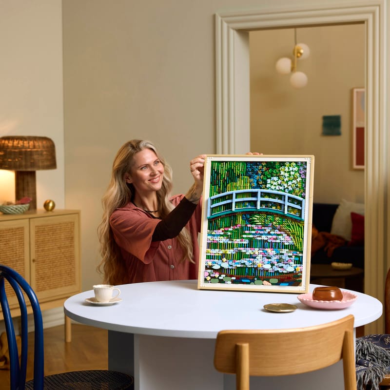 LEGO Art Claude Monet Bridge over Water Lilies 31220 Kit-31220-Bricking Lebanon