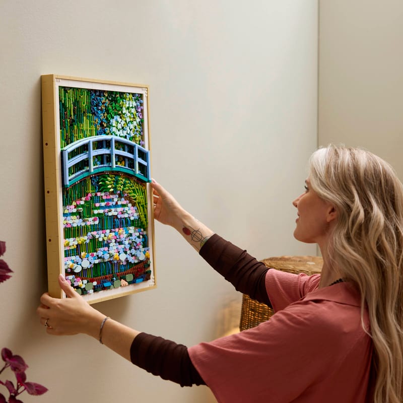 LEGO Art Claude Monet Bridge over Water Lilies 31220 Kit-31220-Bricking Lebanon