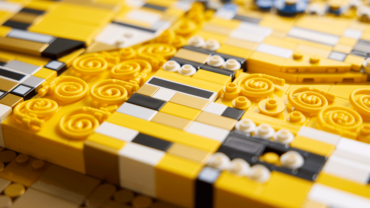 LEGO Art Gustav Klimt The Kiss 31221-Bricking Lebanon