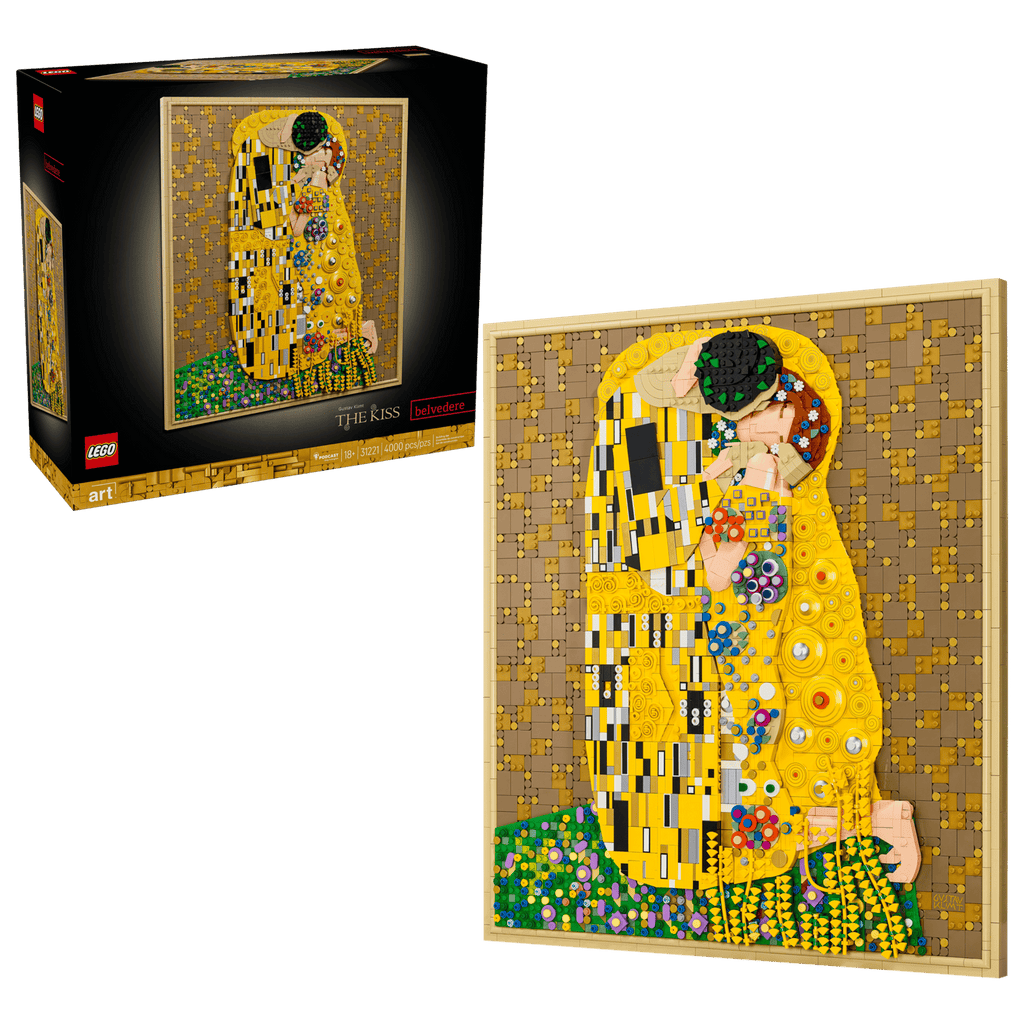 LEGO Art Gustav Klimt The Kiss 31221-Bricking Lebanon